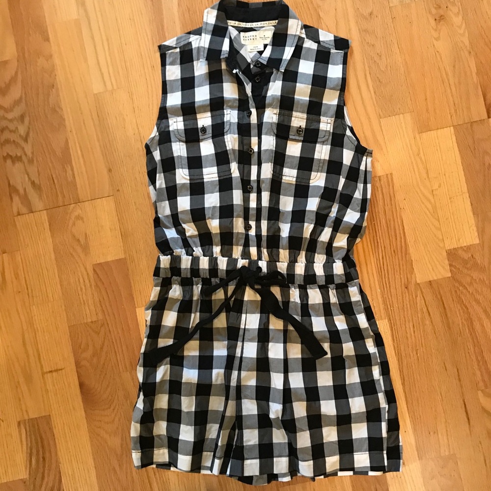 Checkered Jumper/Romper